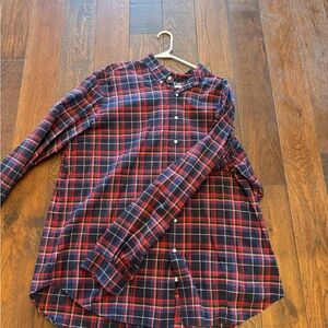 Polo Ralph Lauren Red and Blue Plaid Dress Shirt